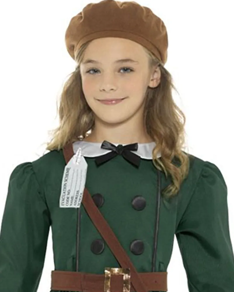 40s WW2 Evacuee Girls Costume