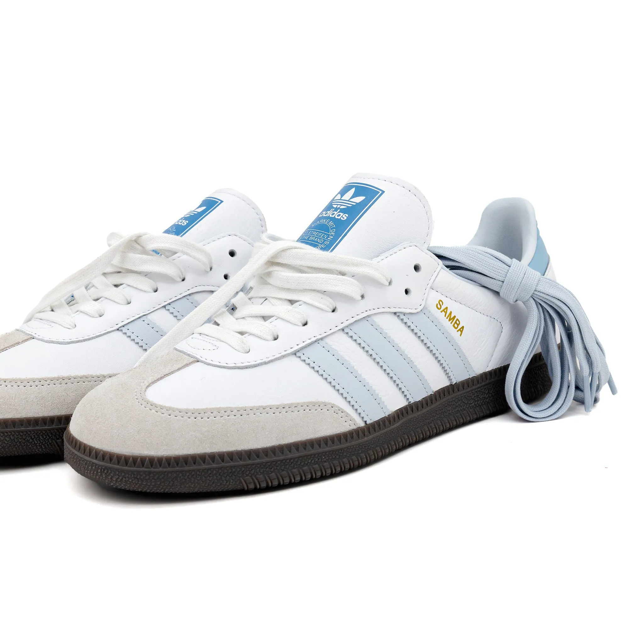 adidas Samba OG White & Blue ID2055