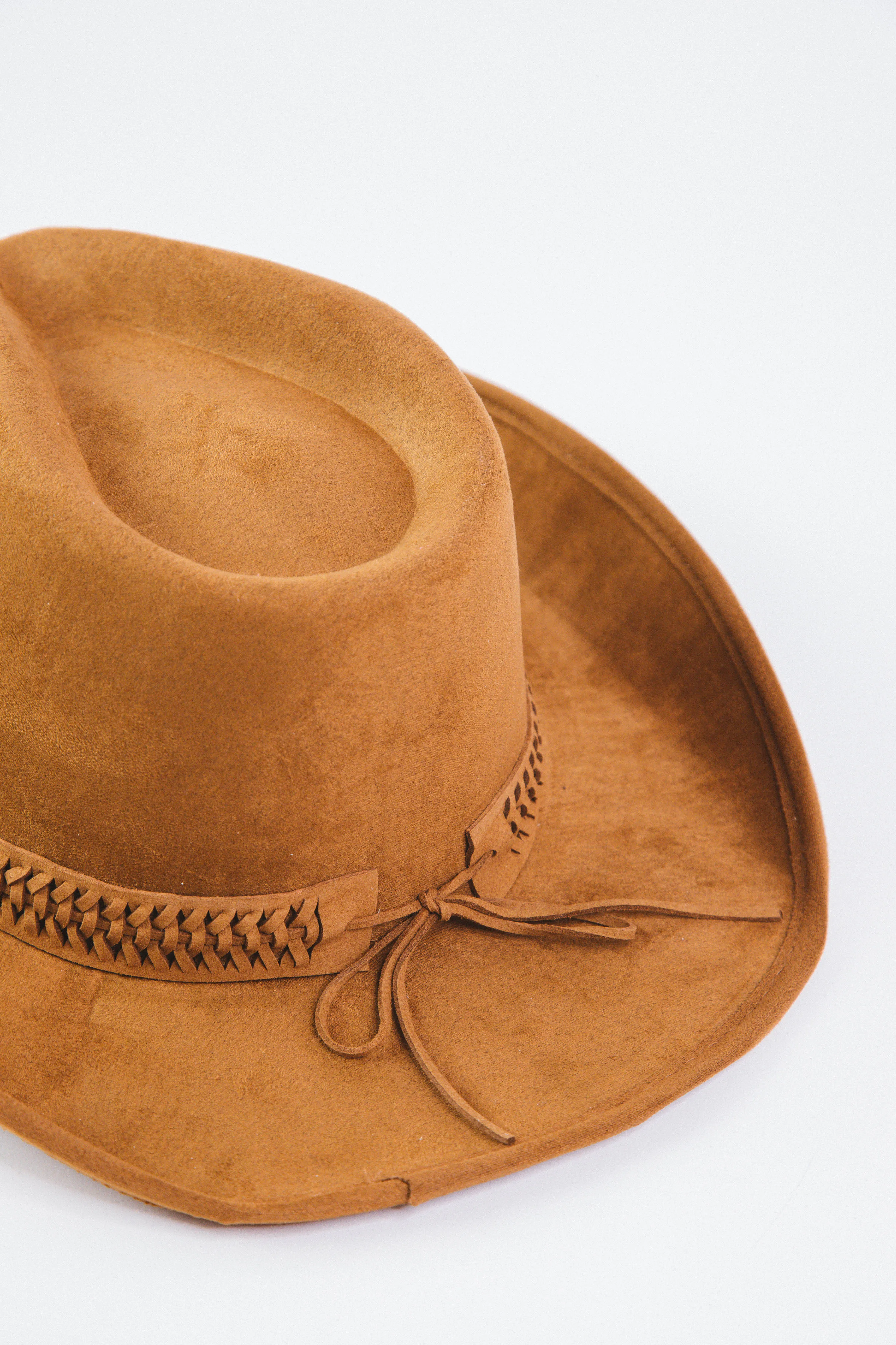 Braided Band Cowboy Hat, Tan | Fame Accessories