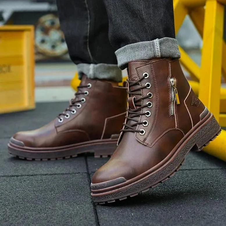 CS8843 Men's Casual Shoes: Safety Ankle Boots for Work