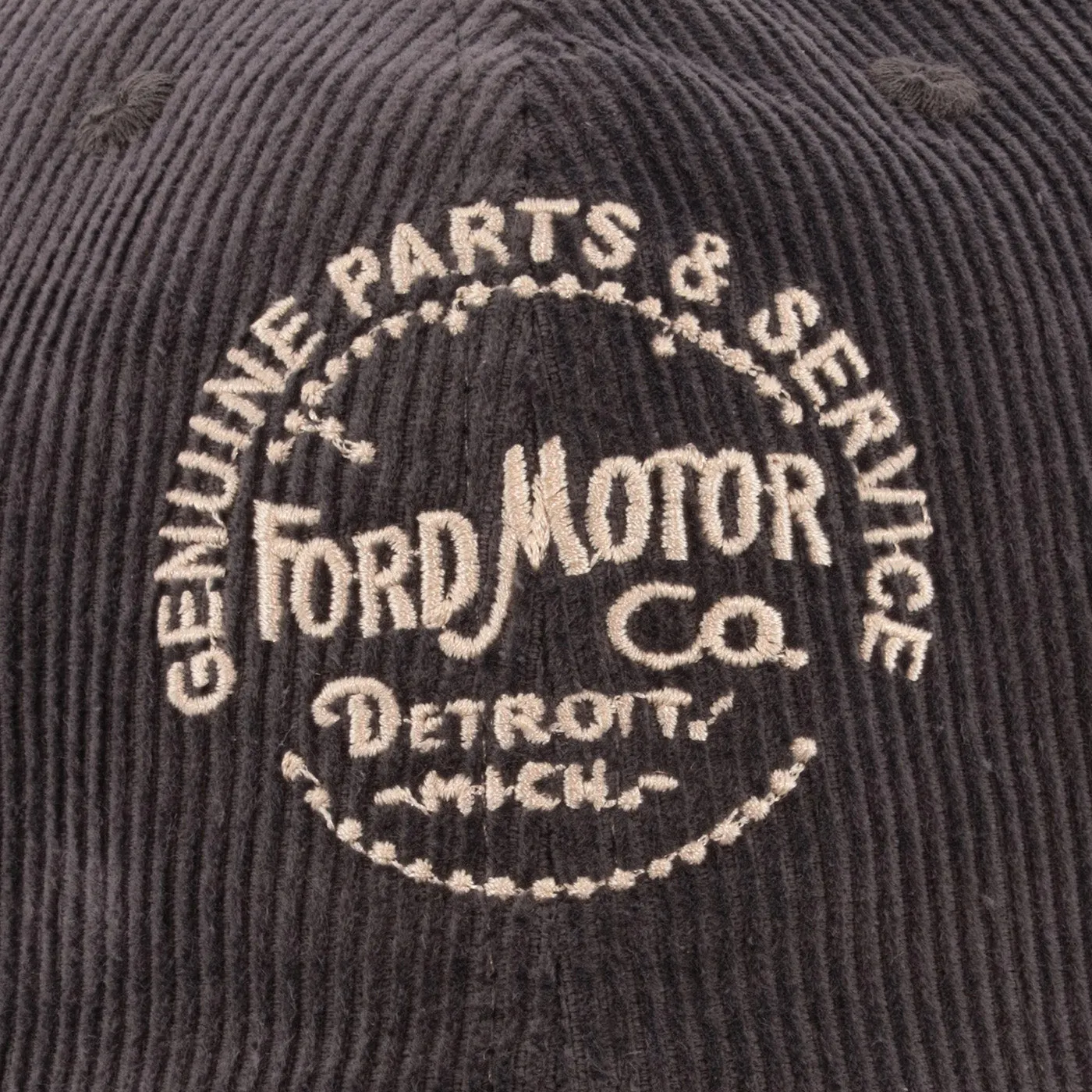 Ford Genuine Parts Fine Wash Corduroy Embroidery