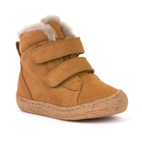 (G2110111-2 / G2110126-2) Children's Water-repellent Ankle Boots - MINNI SUEDE VELCRO