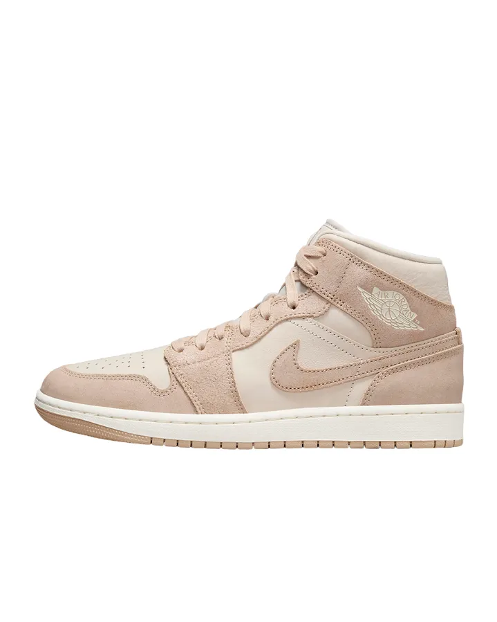 Jordan Air adult sneakers shoe
 Jordan 1 Mid SE FJ3448-200 beige-light brown