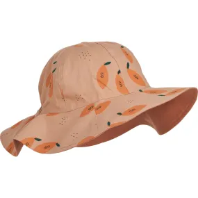 (LW17697) Amelia Reversible Sun hat / Papaya Pale Tuscany