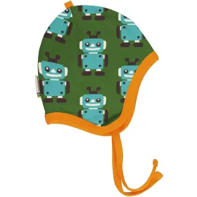 Maxomorra Robot Velour Helmet Hat