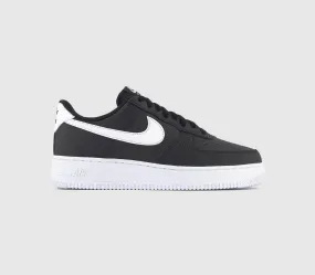 Nike Air Force 1 07 Black White Trainers