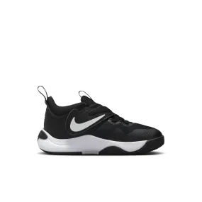 Nike Black/White Team Hustle D 11 Youth Sneaker