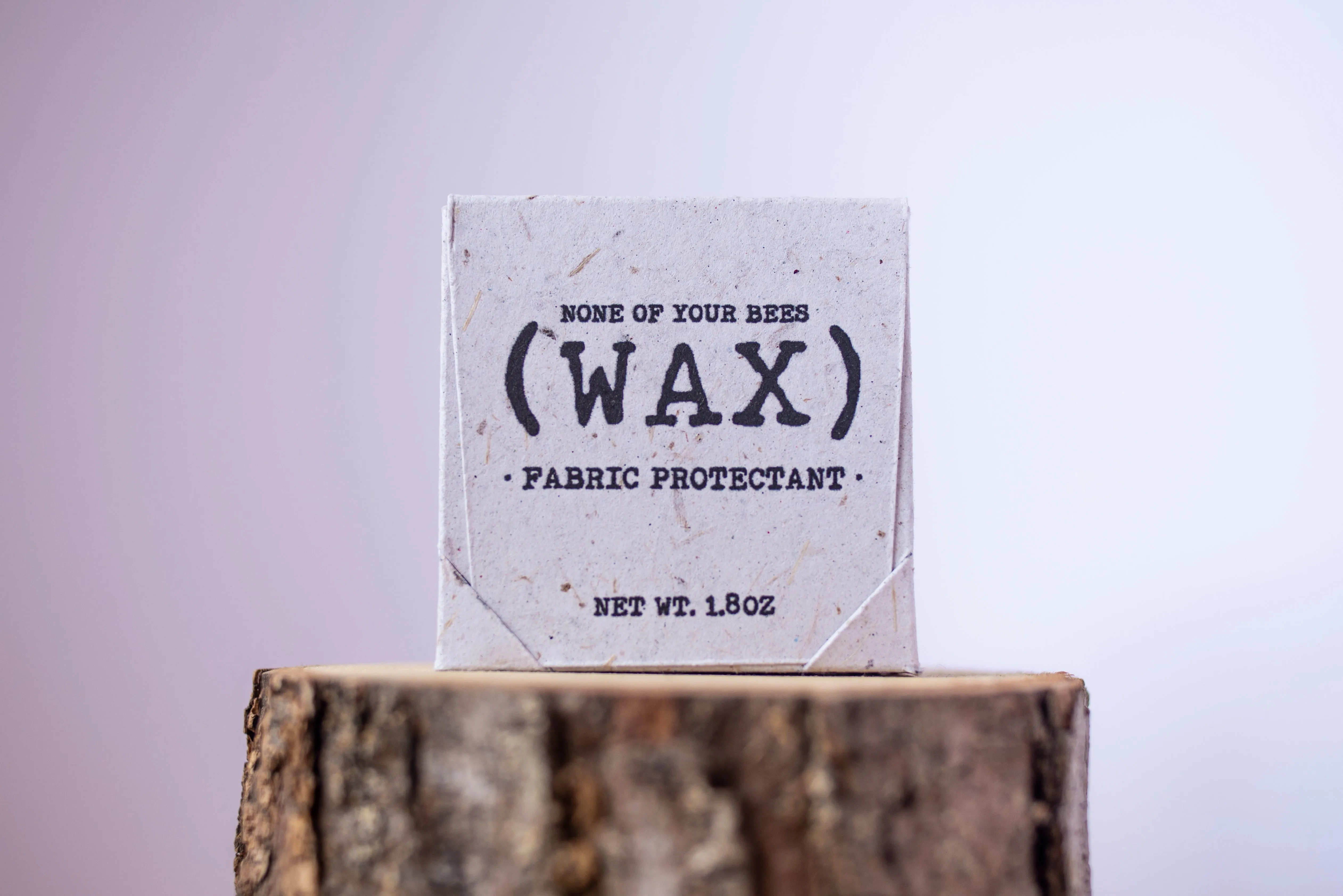 NONE OF YOUR BEES(WAX): Vegan Fabric Protectant