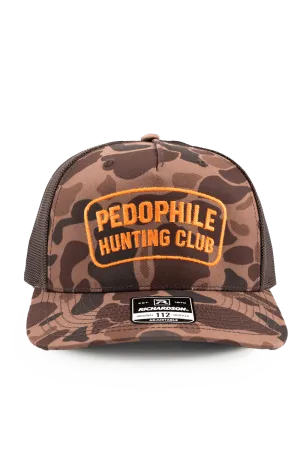 Pedo Hunting Club - Duck Camo 5-Panel Richardson Trucker Hat