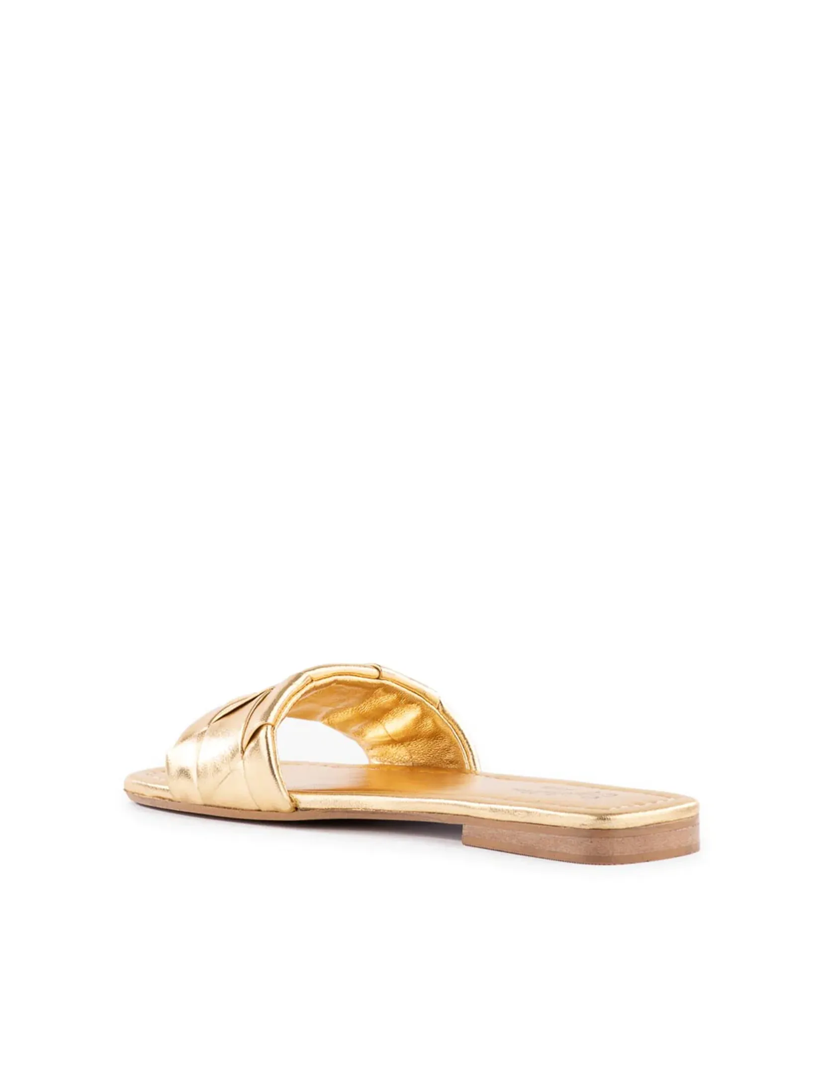 Portland Slide, Metallic Leather