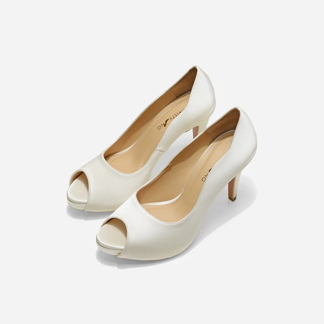 Rose Wedding Pumps