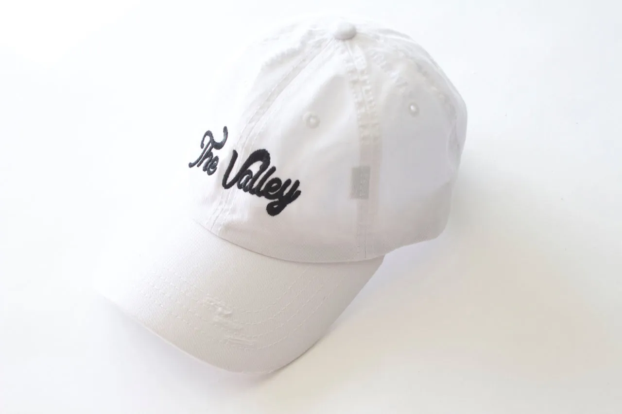 The Valley Dad Hat White