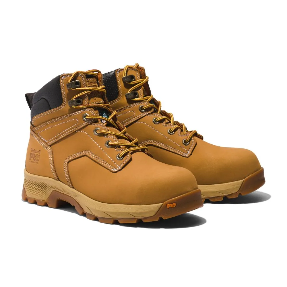 Timberland PRO Titan EV Men's 6 Waterproof Composite Toe Work Boot TB0A5X5B231 - Wheat