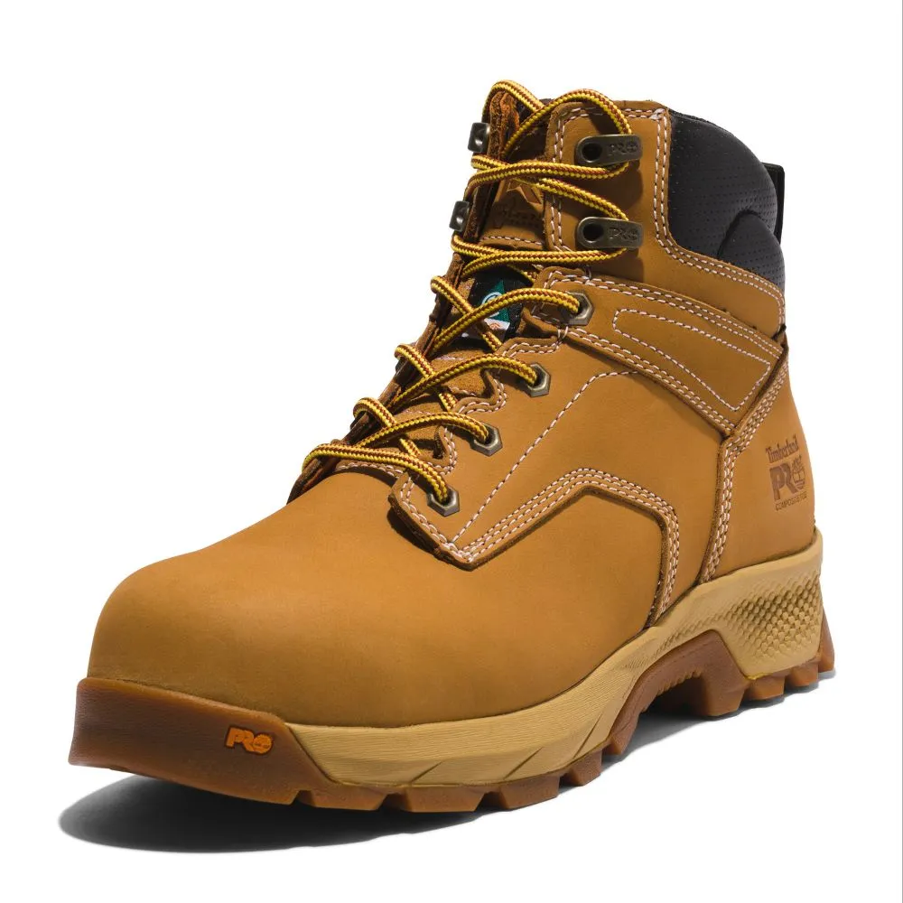 Timberland PRO Titan EV Men's 6 Waterproof Composite Toe Work Boot TB0A5X5B231 - Wheat