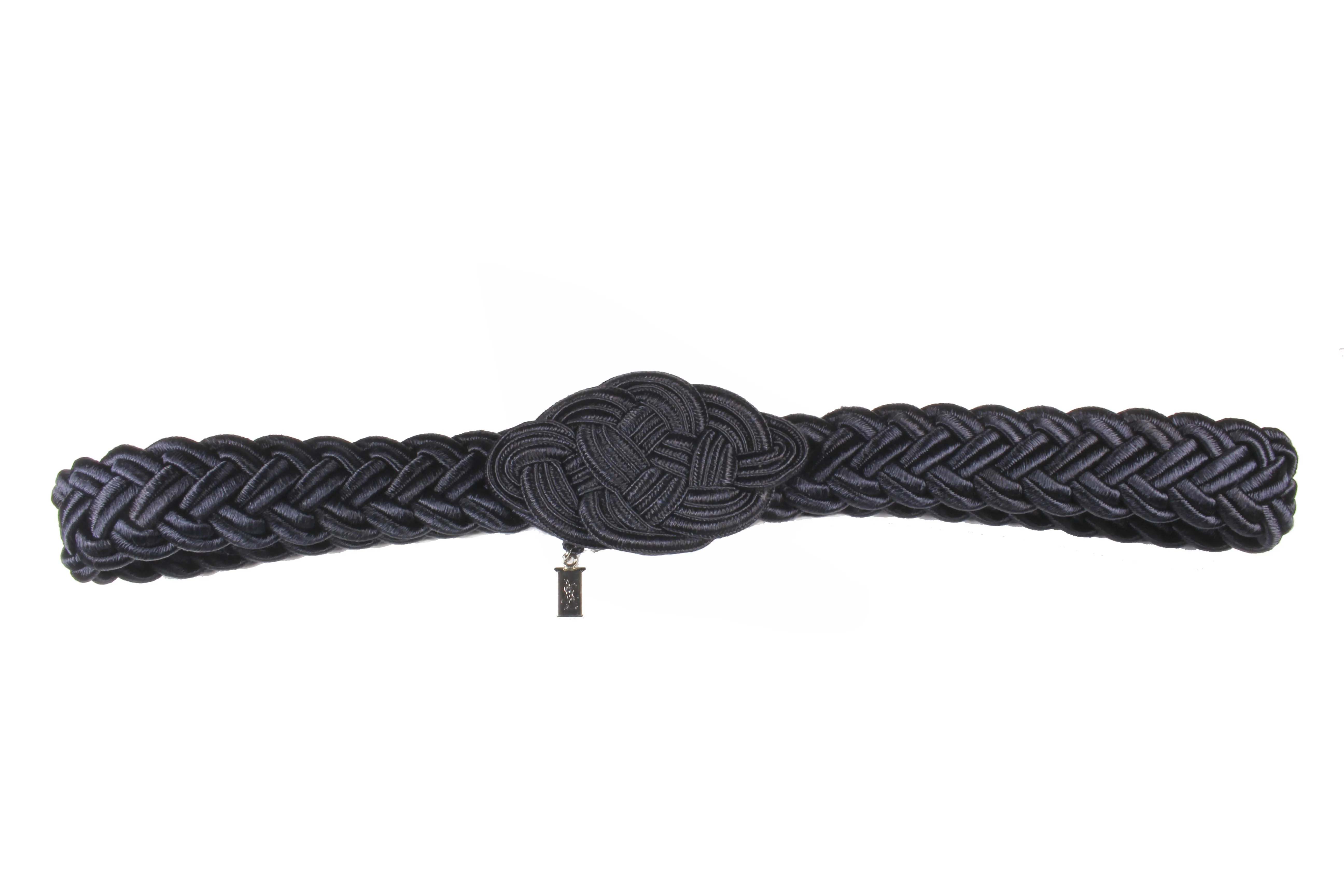 YVES SAINT LAURENT elastic passementerie belt