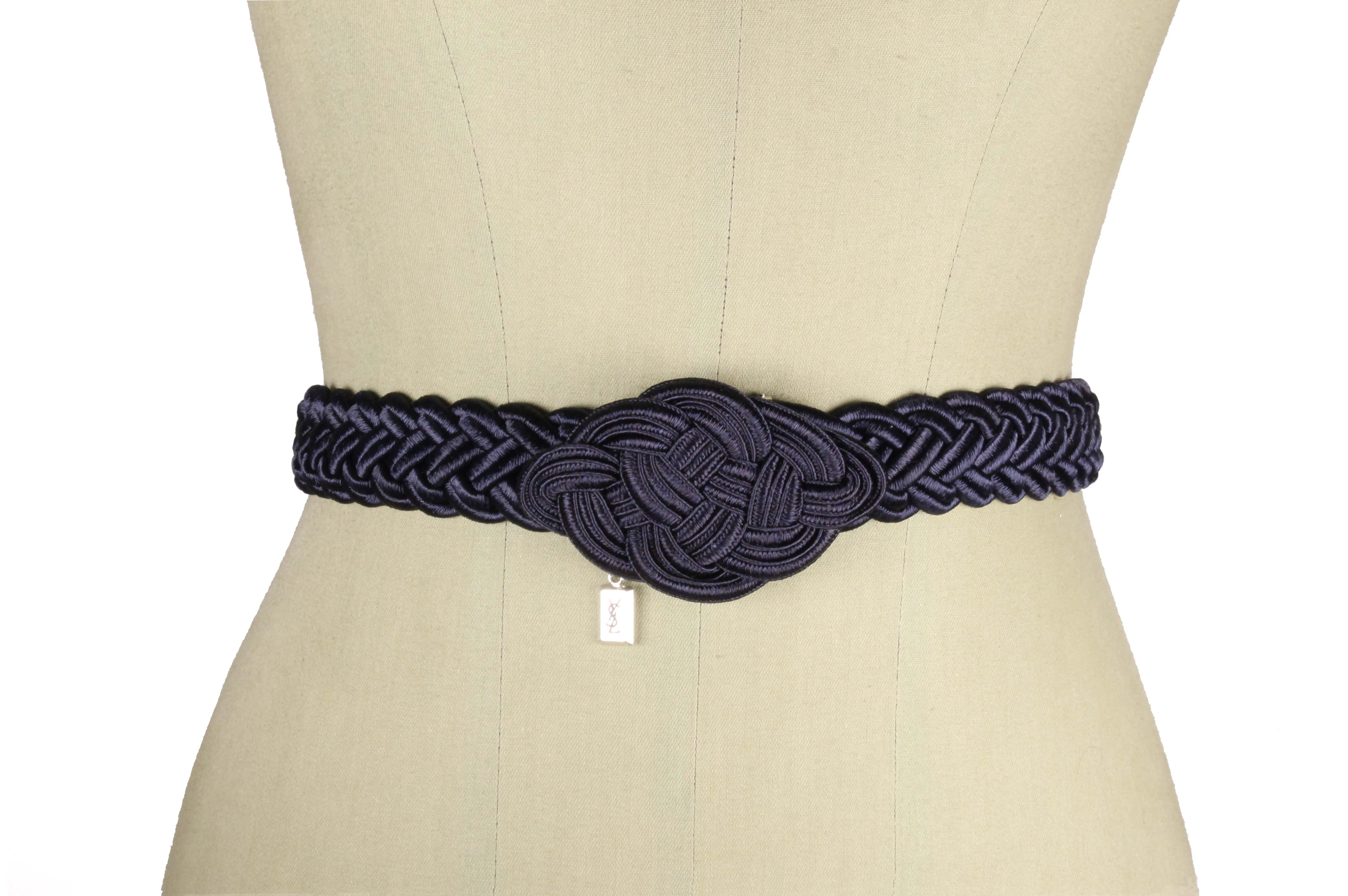 YVES SAINT LAURENT elastic passementerie belt